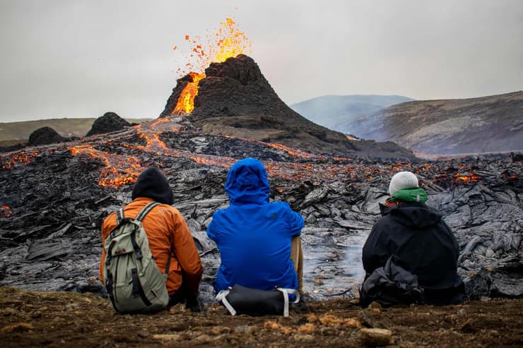 התפרצות הר געש באיסלנד 