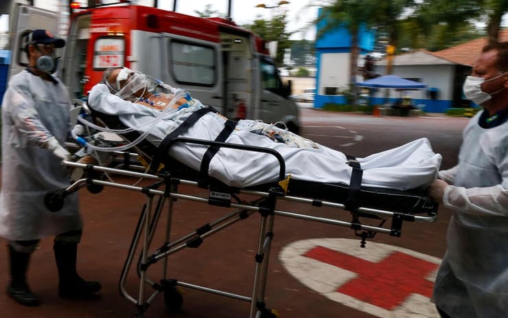 חולי קורונה בבית חולים בברזיל
