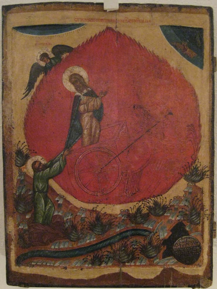 עלייתו האש של אליהו לשמים במאה ה -16