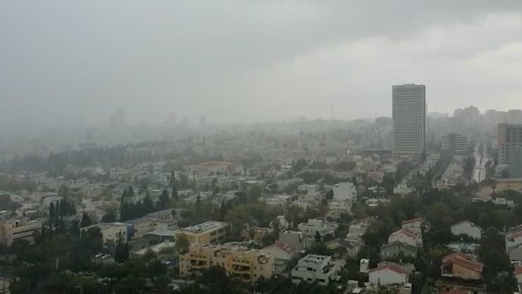 גשמים בתל אביב