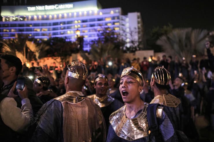מצרים מצעד מומיות מומיה מומייה פרעונים מלכים מלכות מוזיאון