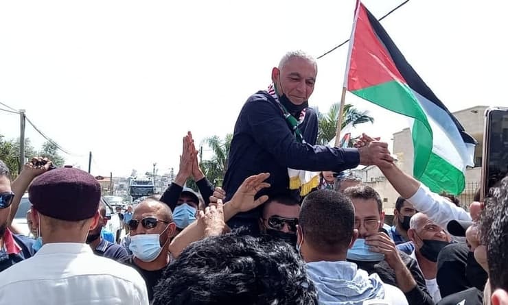 חגיגות שחרור של רושדי אבו מוך בבאקה אל גרביה