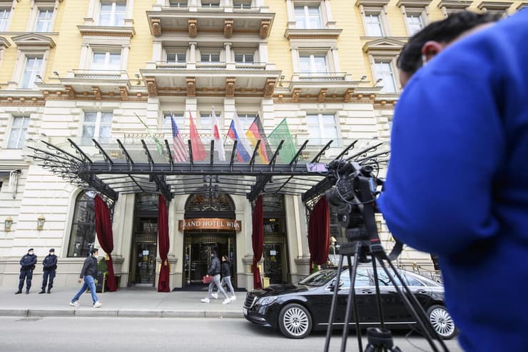 המלון בווינה שבו נערכו שיחות הגרעין. יתחדשו אחרי הפסקה של חמישה חודשים, אבל בלי המון תקווה  