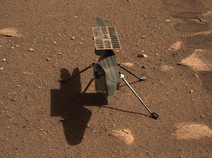 Ingenuity על אדמת מאדים