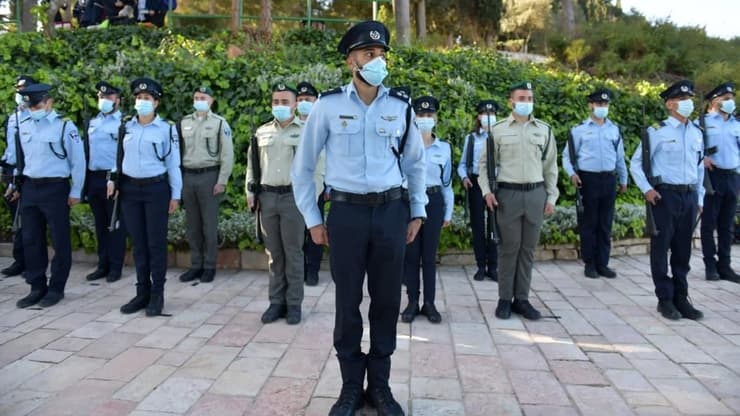 טקס הזיכרון המשטרתי בחלקת המשטרה בבית העלמין הצבאי בהר הרצל