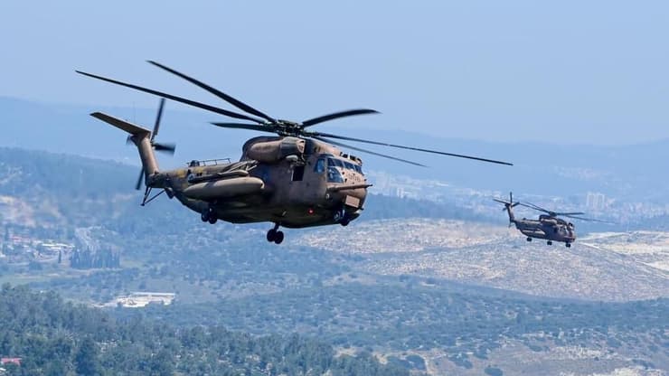 מסוקי יסעור במטס האווירי מעל ערי ישראל ביום העצמאות ה73 לישראל