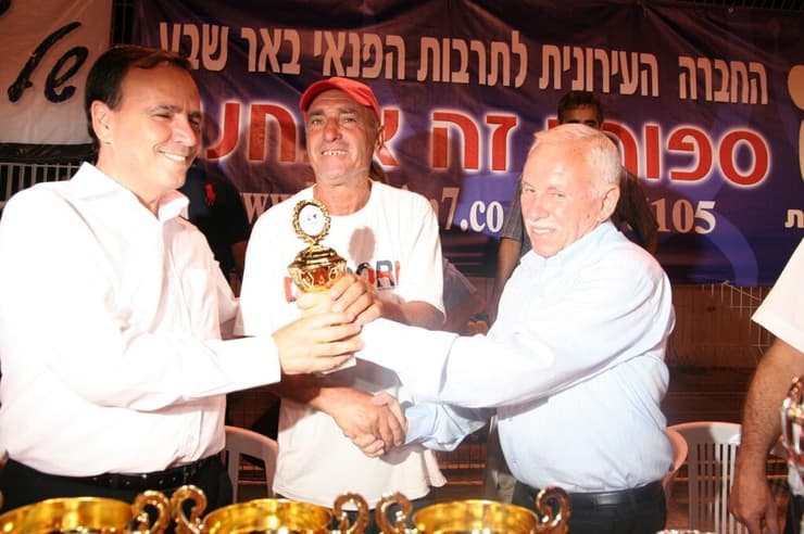 מאיר בוסקילה עם יעקב טרנר ודוד בונפלד