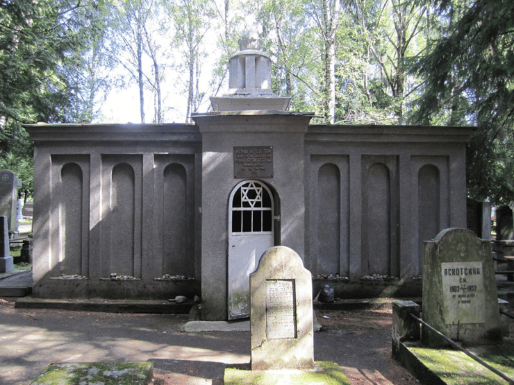 קבר הגאון מווילנה, שבו טמון לכאורה אפרו של הגרף פוטוצקי