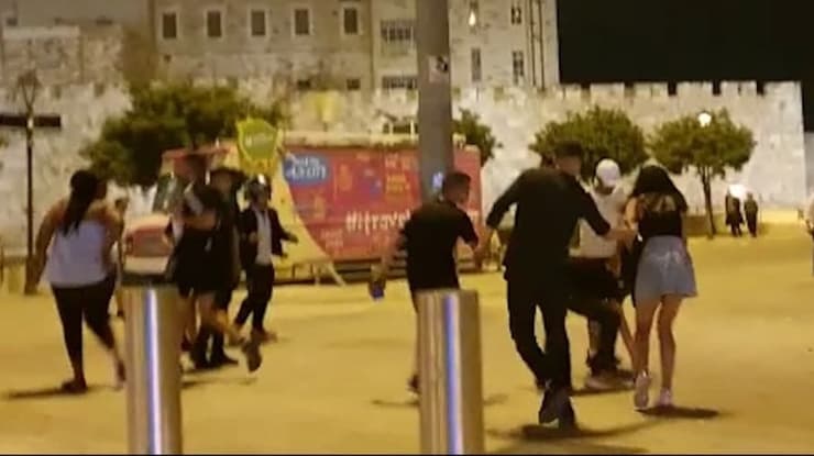 אירועים אלימים בכיכר צה"ל בירושלים