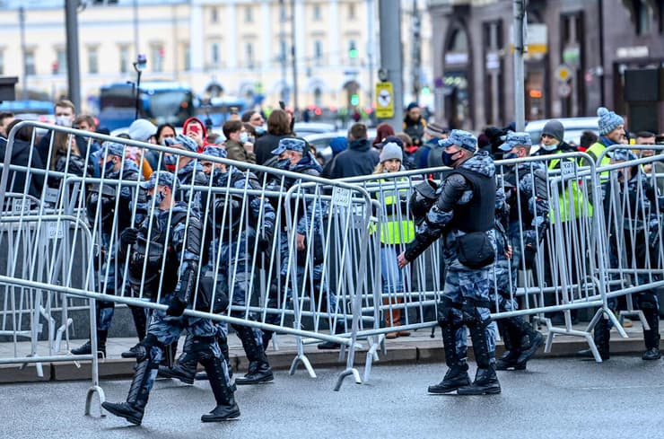 הפגנה הפגנות רוסיה מוסקבה מחאה למען אלכסיי נבלני