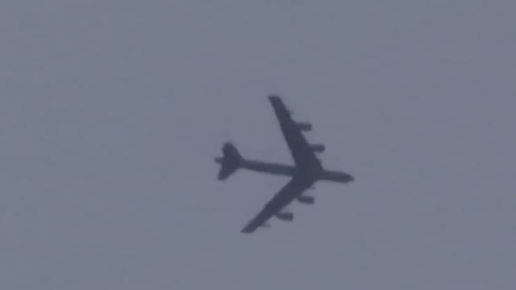 מפציצי B-52 מעל ישראל