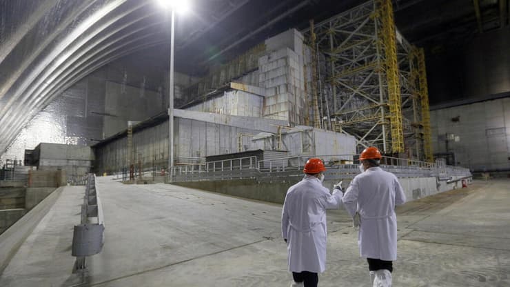 כור גרעיני תחנת כוח צ'רנוביל לאחר האסון
