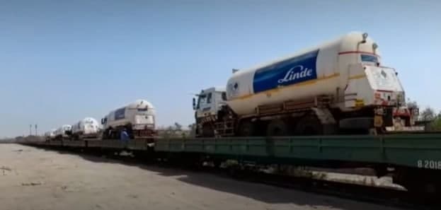 הודו רכבת חמצן אקספרס של חברת הרכבות משבר קורונה