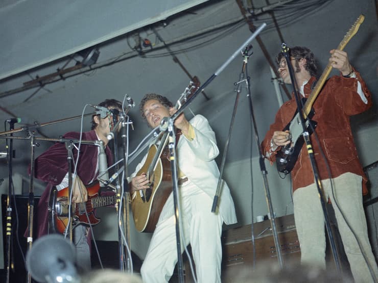 בוב דילן עם חברי הבנד, 1969