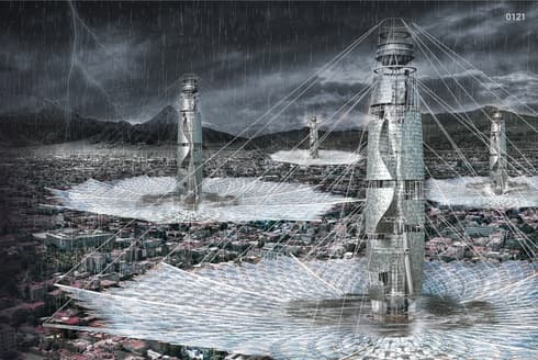 מגדלי איסוף הגשמים במקסיקו סיטי: ההצעה הישראלית זוכה במקום השני