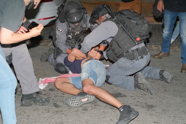 הפרות סדר ומעצרים בחיפה