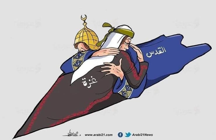 הסלמה עזה סיקור תקשורתי ב העולם הערבי קריקטורה