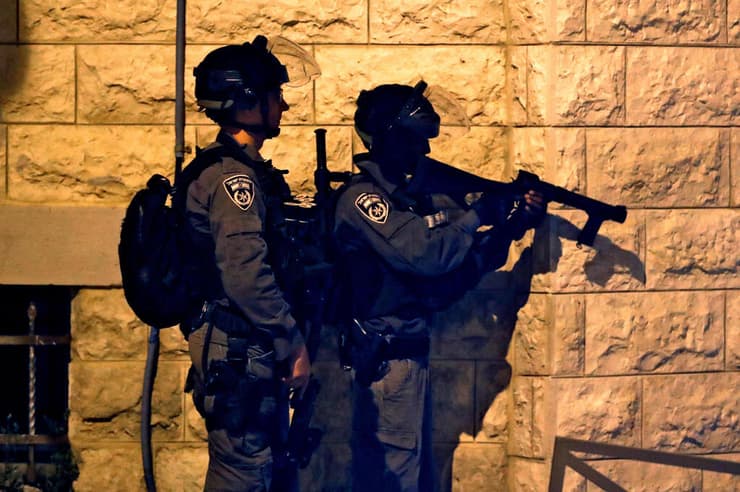 שוטרי מג"ב בשכונת שועפאט במזרח ירושלים