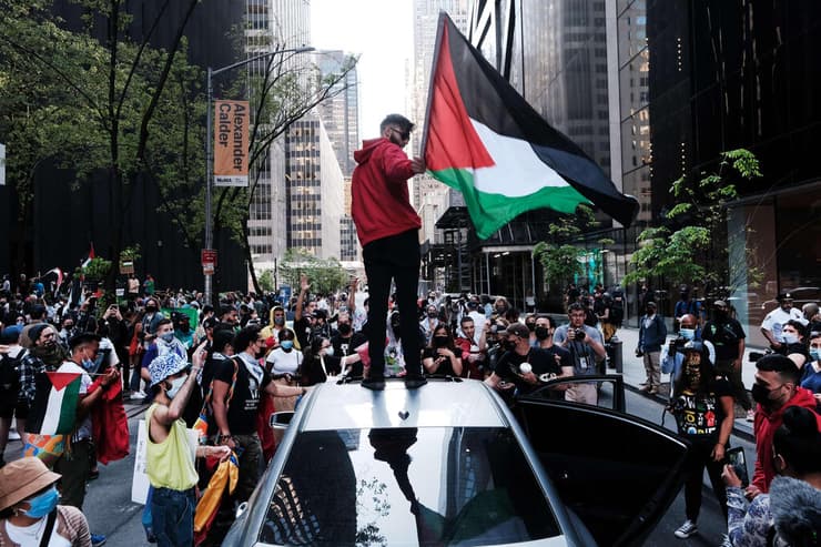 ההפגנות הפרו פלסטיניות בניו יורק