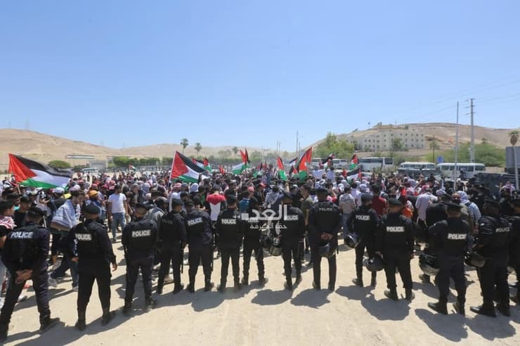 הפגנות סמוך לגבול בירדן