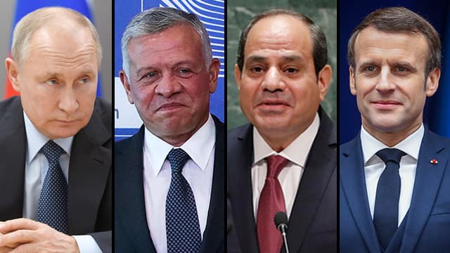 פוטין מזהיר, מנהיגי ירדן, מצרים וצרפת קוראים להחלטה על הפסקת אש במועצת הביטחון   