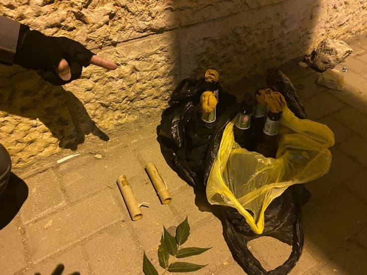 נעצרו חשודים עם בקבוקי תבערה במזרח ירושלים