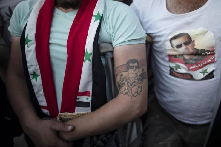 חגיגות תומכי אסד בסוריה