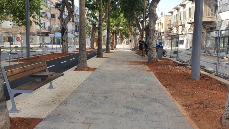 שדרות ירושלים ביפו נפתחו להולכי רגל ורוכבי אופניים