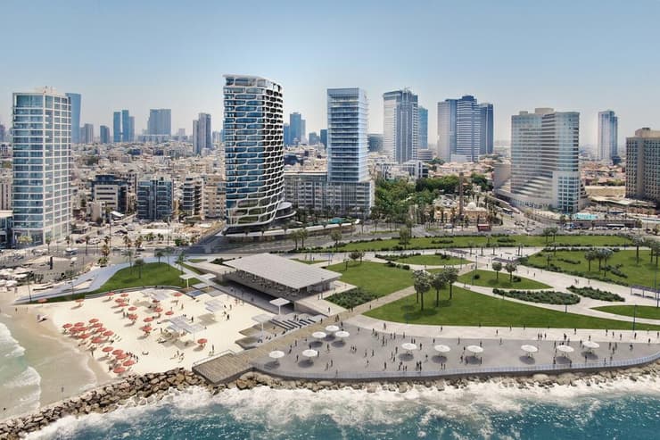פרויקט מגדלי מנדרין אוריינטל מול הדולפינריום