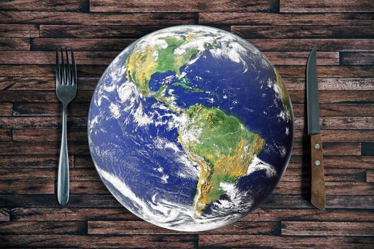 איכות הסביבה כדור הארץ תזונה מקיימת קיימות פליטות גזי חממה תוצרת בשר