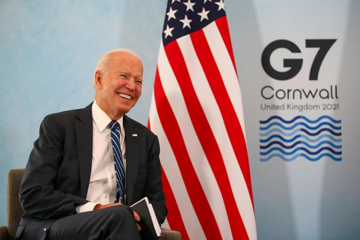 ביידן בפסגת ה-G7 שקדמה למפגש עם פוטין. להציג חזית אחידה 