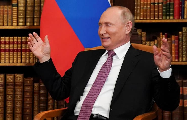  נשיא רוסיה ולדימיר פוטין פסגה ב ז'נבה עם נשיא ארה"ב ג'ו ביידן