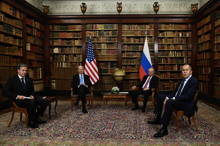 נשיא ארה"ב ג'ו ביידן נשיא רוסיה ולדימיר פוטין 