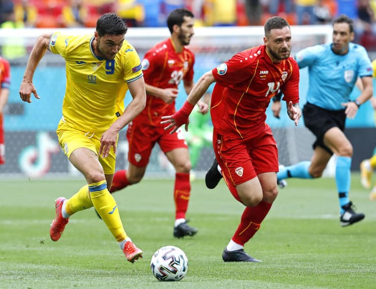 מסביב לכדור יורו 2020 נבחרת צפון מקדוניה במשחק נגד אוקראינה סכסוך על השם עם יוון