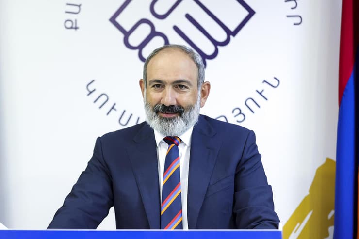 ראש ממשלת ארמניה פשיניאן. ארצו נערכה לקליטת פליטים מהמובלעת 