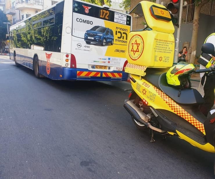 הולכת רגל נהרגה לאחר פגיעה של אוטובוס ברחוב פלורנטין בתל אביב