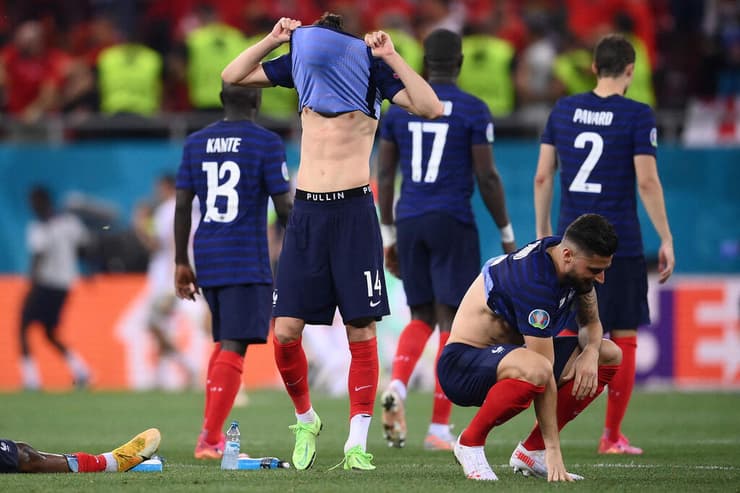 שחקני צרפת מאוכזבים
