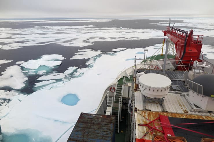 האוקיינוס הארקטי ים ונדל קרח נשבר 2020