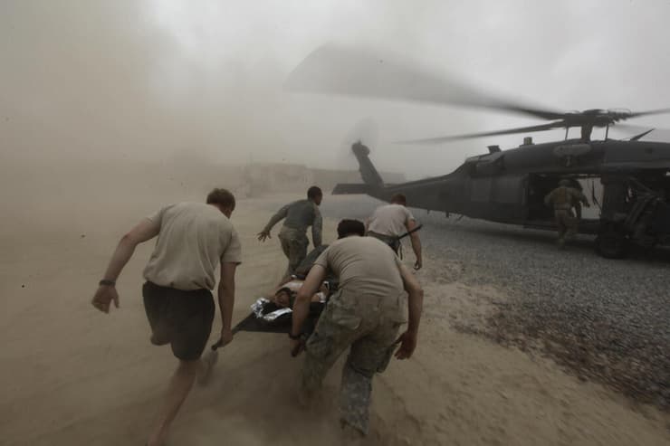 ארכיון פעולות חילוץ של כוחות צבא ארה"ב באזור קנדהאר אפגניסטן אוגוסט 2020