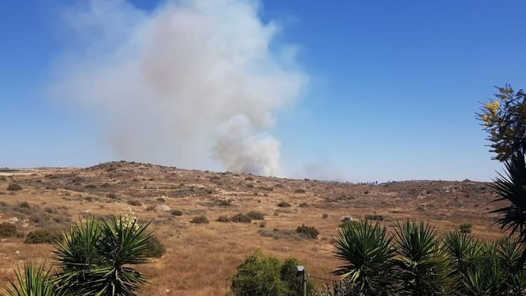 שריפת חורש בנירית