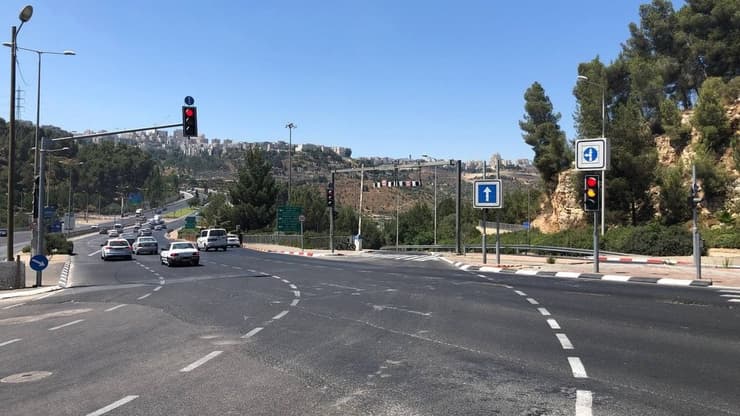צומת גולדה מאיר - יגאל ידין בירושלים