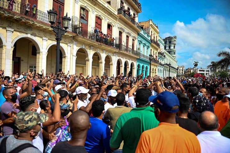 קובה הוואנה הפגנה