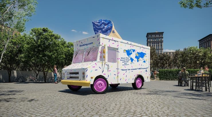 משאית הגלידה שבה יהיה אפשר לישון בסופ"ש הקרוב בניו יורק