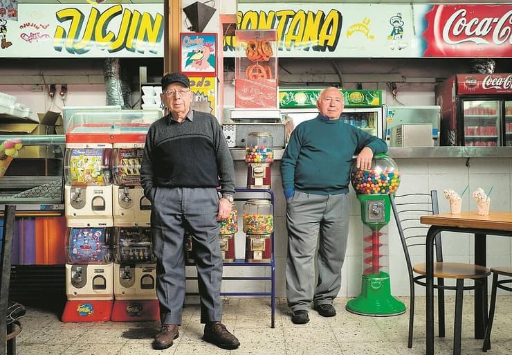 הפכו גם למיתולוגיה מקומית. ישעיהו ליכטנשטיין ויחזקאל בירזון, מבעלי גלידה מונטנה 