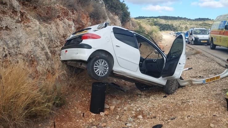 נהג נהרג בתאונת דרכים סמוך לכביש ג'ת