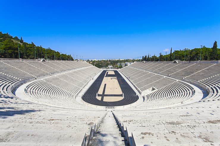 האיצטדיון שבו נערכו תחרויות באתונה 1896