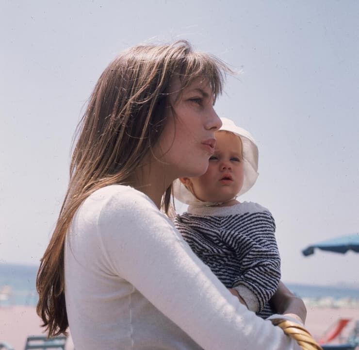 שרלוט גינסבורג התינוקת וג'יין בירקין, 1972