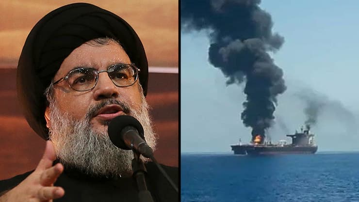 מתיחות בים. נסראללה והאונייה "מרסר סטריט" שהותקפה לכאורה על-ידי איראן    