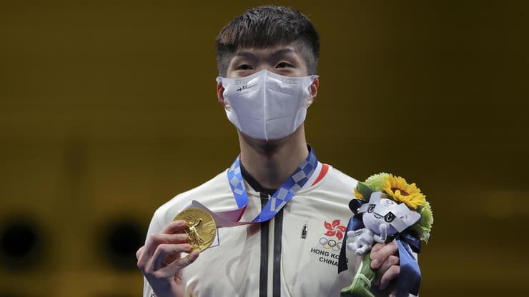 הונג קונג צ'אונג קה לונג סיף סייף מדליית זהב אולימפיאדה טוקיו