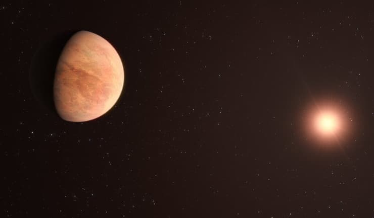 השמש ואחד מכוכבי הלכת שלה ב- L 89-59